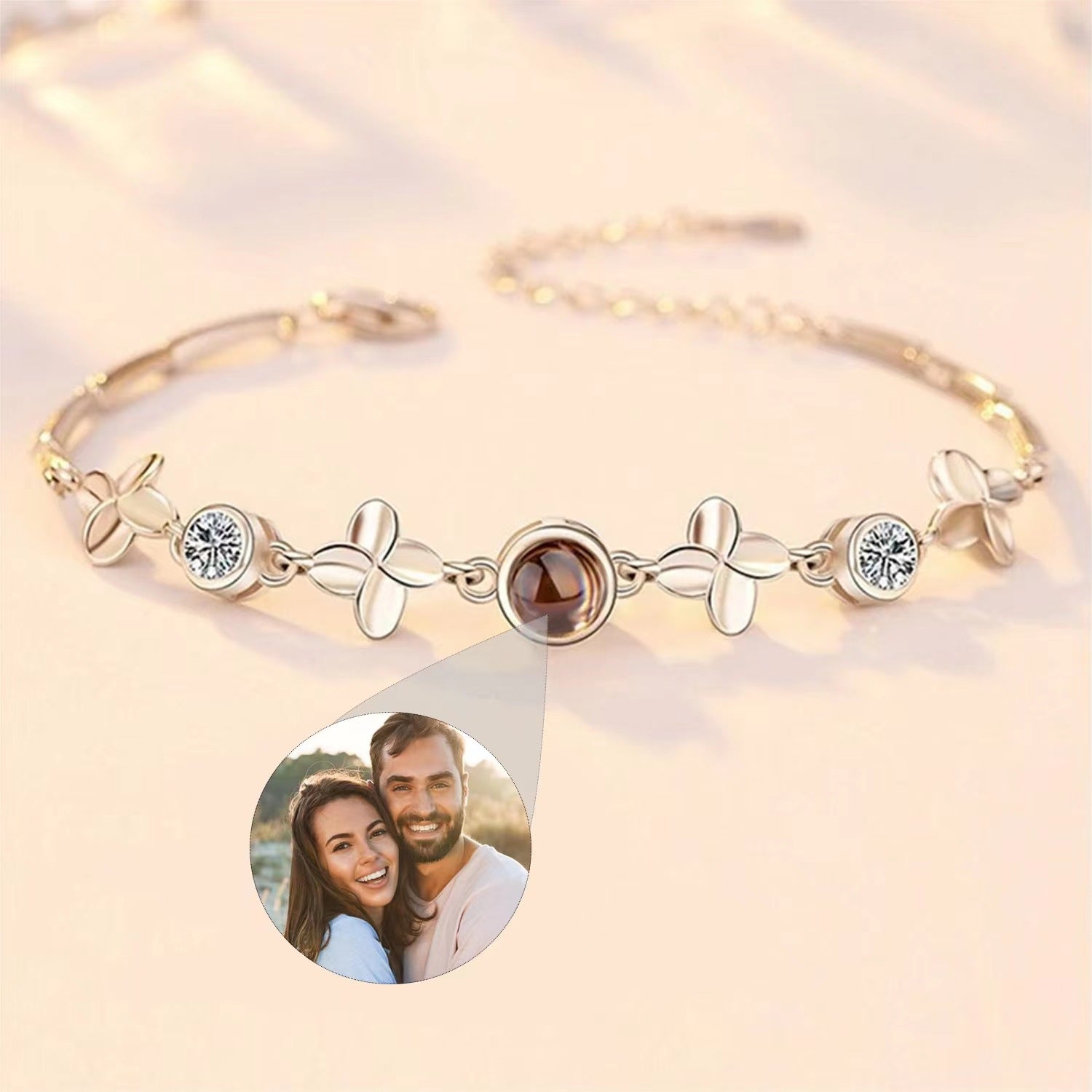 A Bracelet That Holds Your Most Precious Memory 🤍
Personalized Sterling Silver Bracelet with Hidden Photo