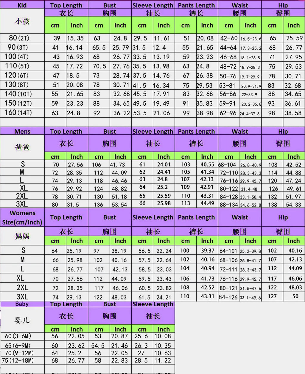 ✨ 2025 Family Matching Christmas Pajamas — Adult & Kids 2-Piece Holiday Sleepwear Set