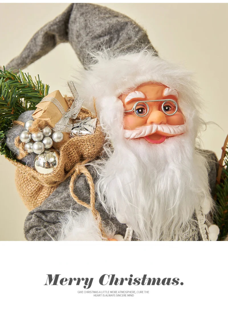 ✨ 60cm Santa Claus Plush Doll — Christmas Home Decoration & Tree Ornament