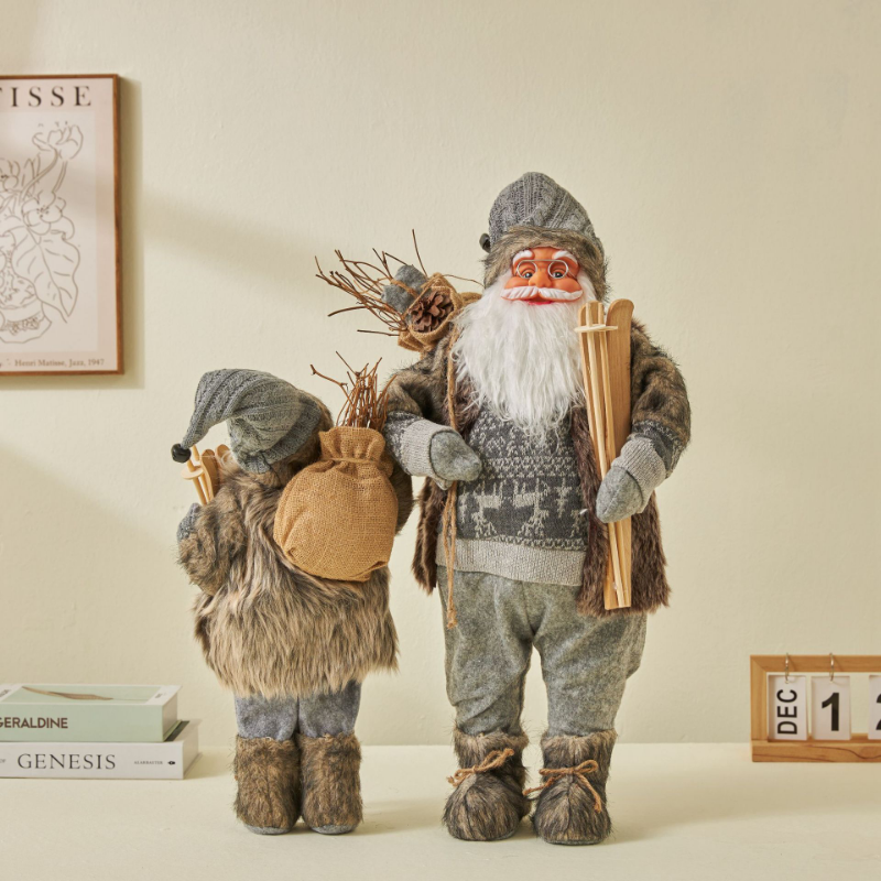 ✨ 60cm Santa Claus Plush Doll — Christmas Home Decoration & Tree Ornament