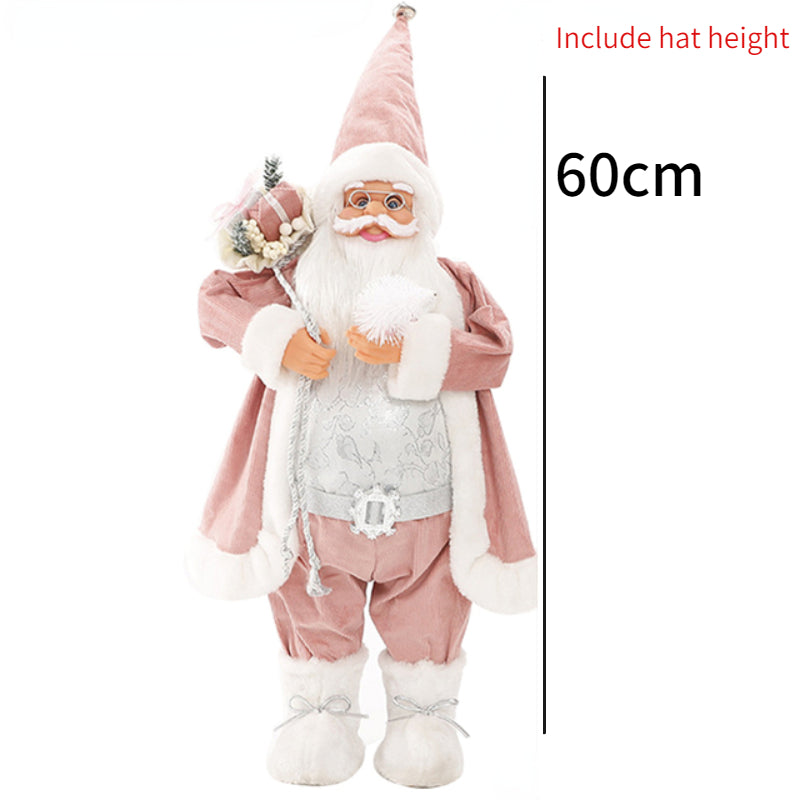 ✨ 60cm Santa Claus Plush Doll — Christmas Home Decoration & Tree Ornament