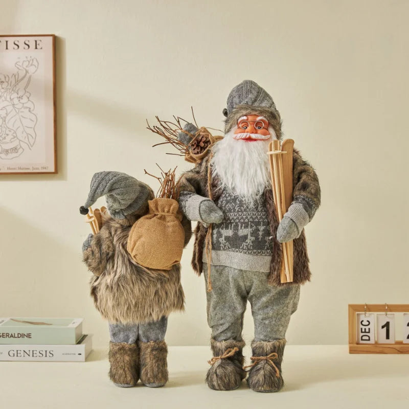 ✨ 60cm Santa Claus Plush Doll — Christmas Home Decoration & Tree Ornament