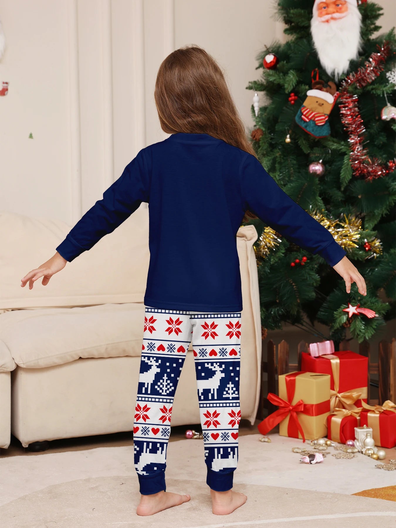 Christmas Parent - Child Pjs - Adorable Snowman, Santa & Plaid Patterns, Perfect for Family